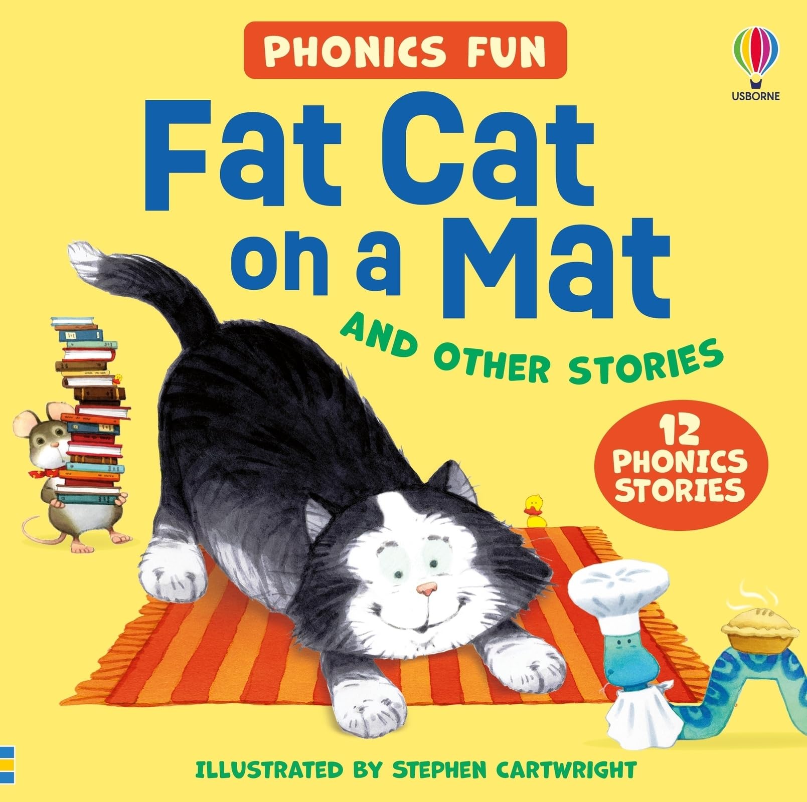 Usborne Phonics  Fat Cat On A Mat And Other Stories (Phonics Story Collections)