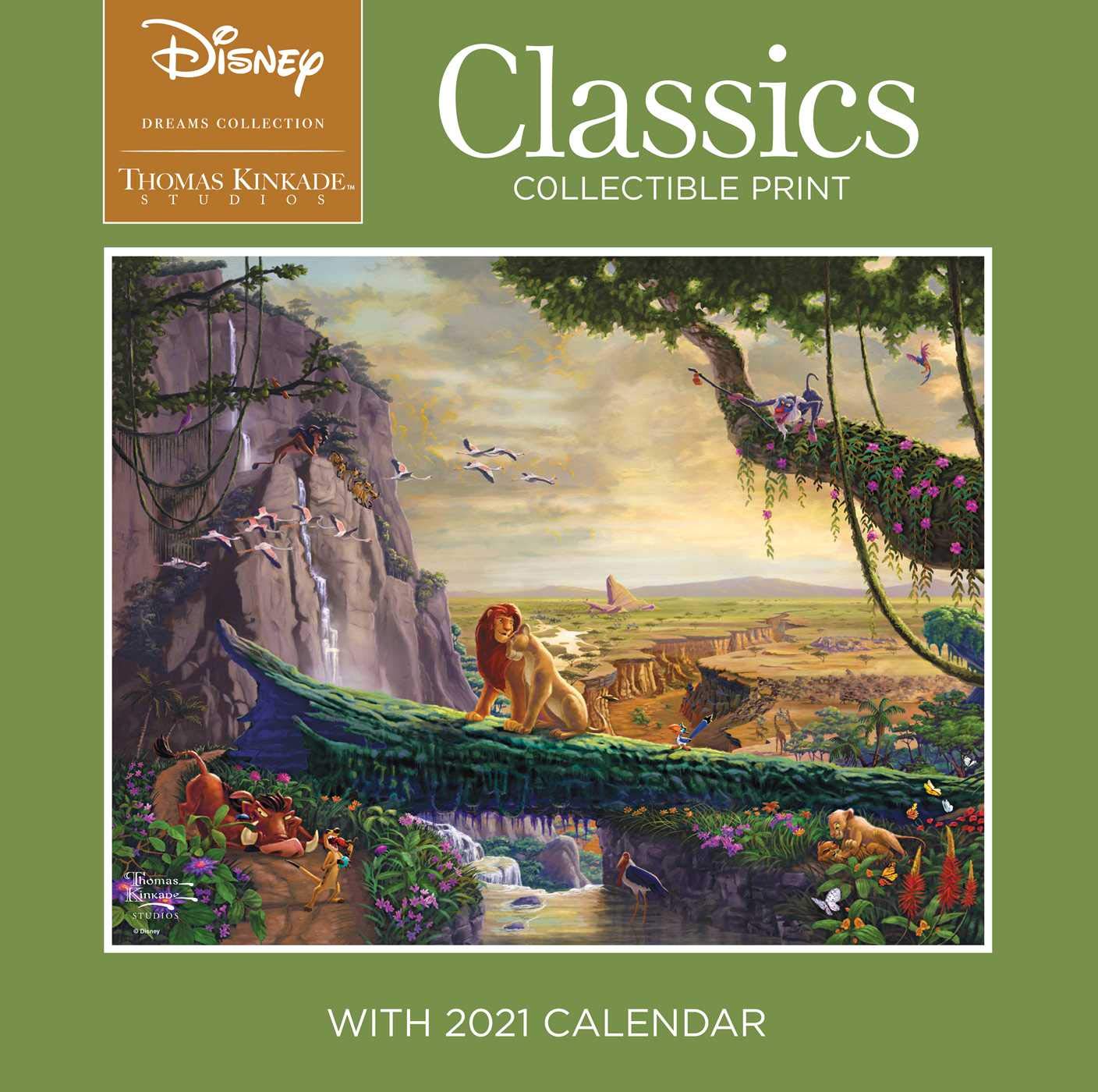 Disney Dreams Collection by Thomas Kinkade Studios: Collectible Print with 2021: Classics,Used