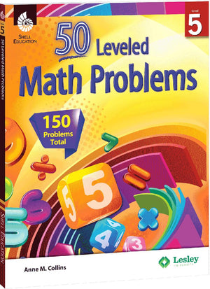 50 Leveled Math Problems Level 5,Used