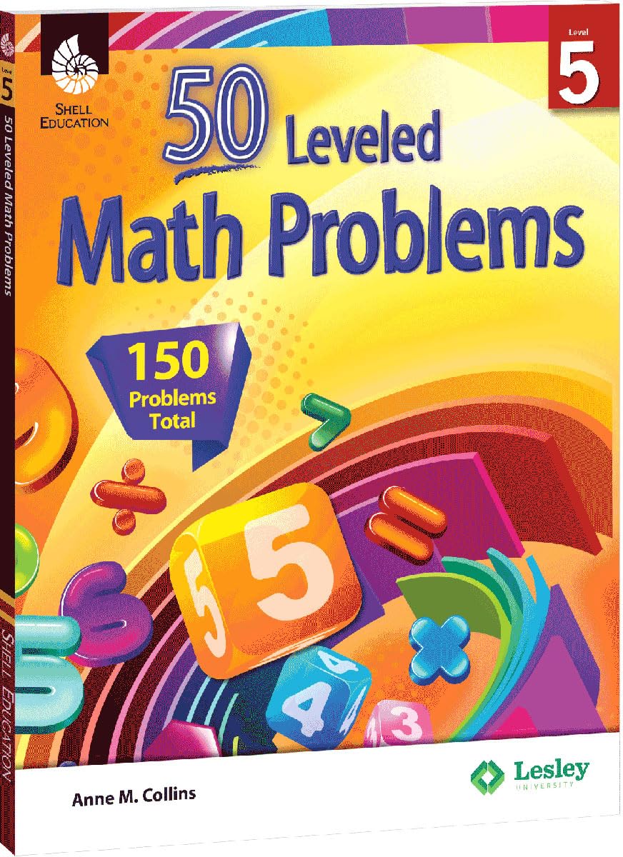 50 Leveled Math Problems Level 5,Used