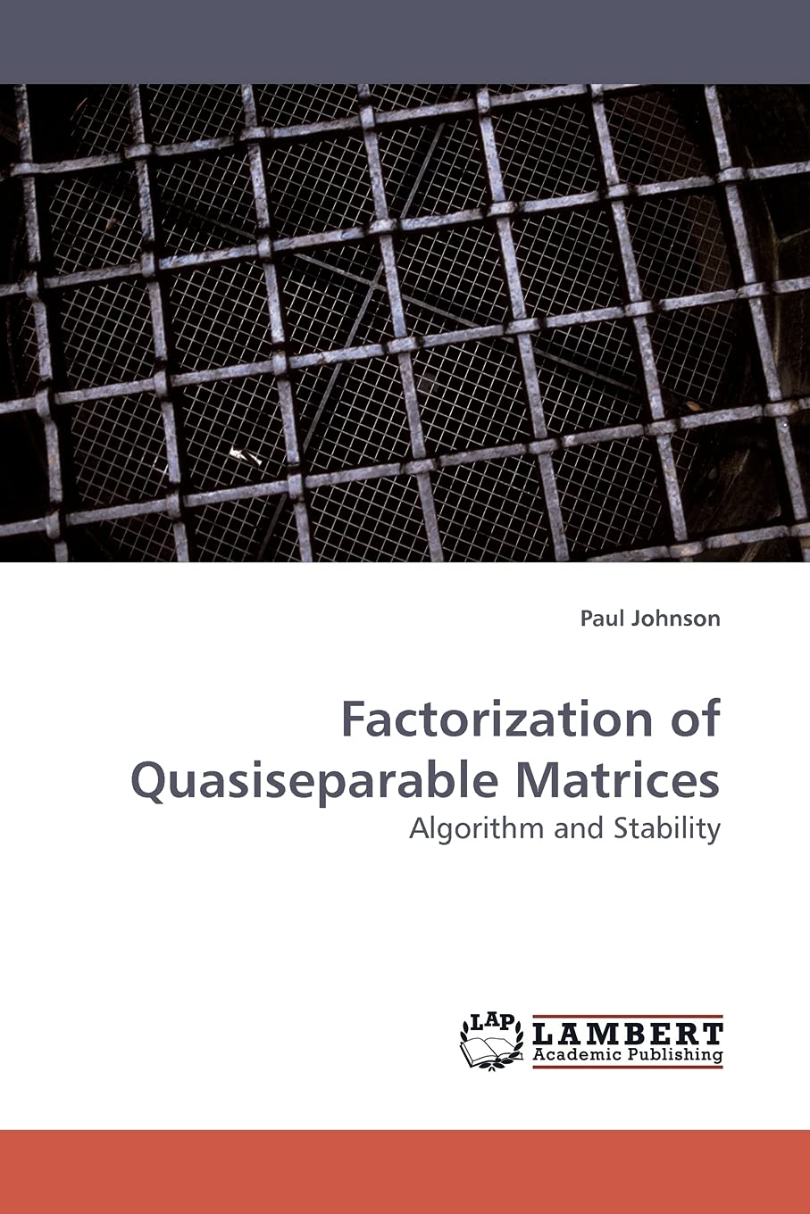 Factorization of Quasiseparable Matrices: Algorithm and Stability,Used