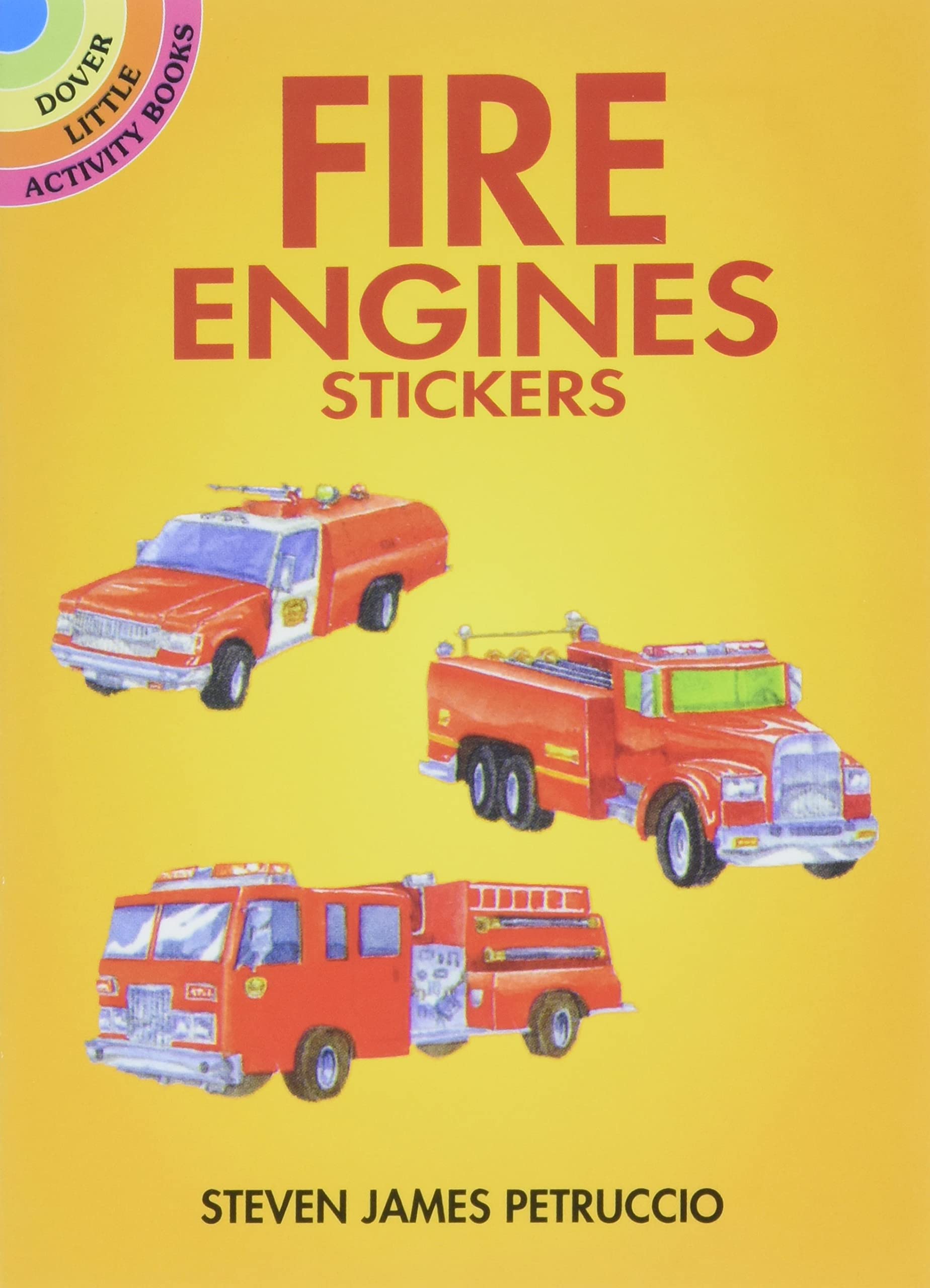 Fire Engines Stickers (Dover Little Activity Books: Cars & Truc),Used