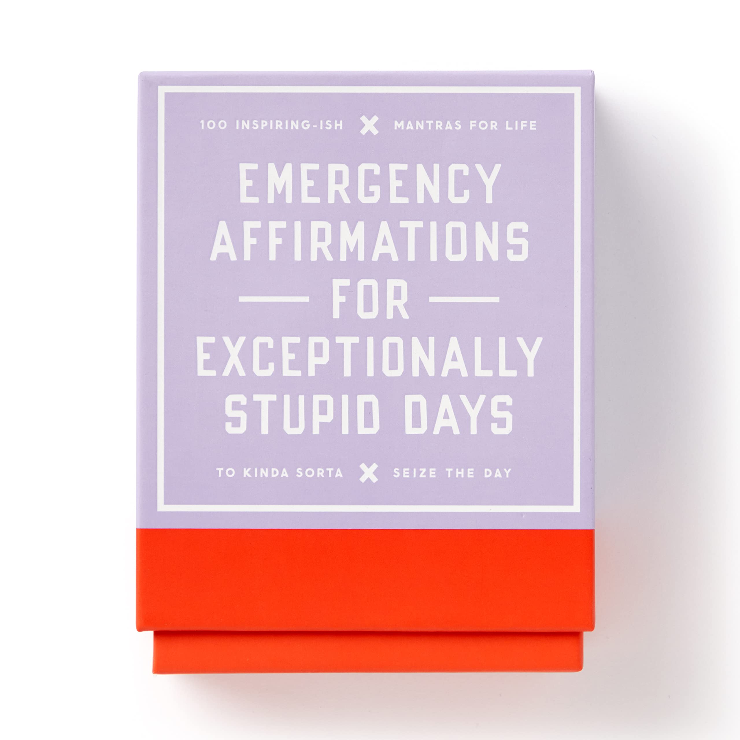 Emergency Affirmations for Exceptionally Stupid Days Card Deck,New