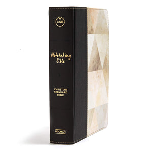 CSB Notetaking Bible, Brown LeatherTouchOverBoard, Black Letter, Wide Margins, Journaling Space, SingleColumn, Reading Plan, ,Used
