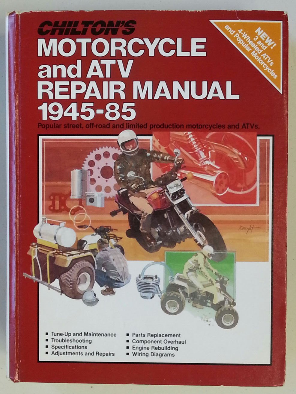 Chilton s Motorcycle and Atv Repair Manual, 194585