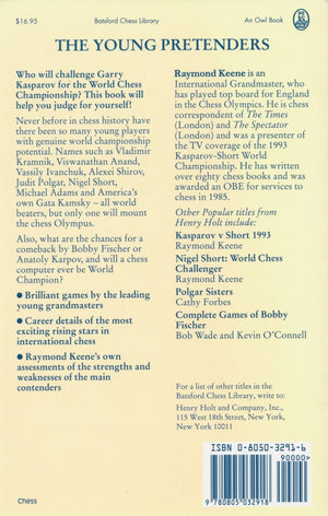 Young Pretenders: Who Will Be the Next World Chess Champion? (Batsford Chess Library),Used