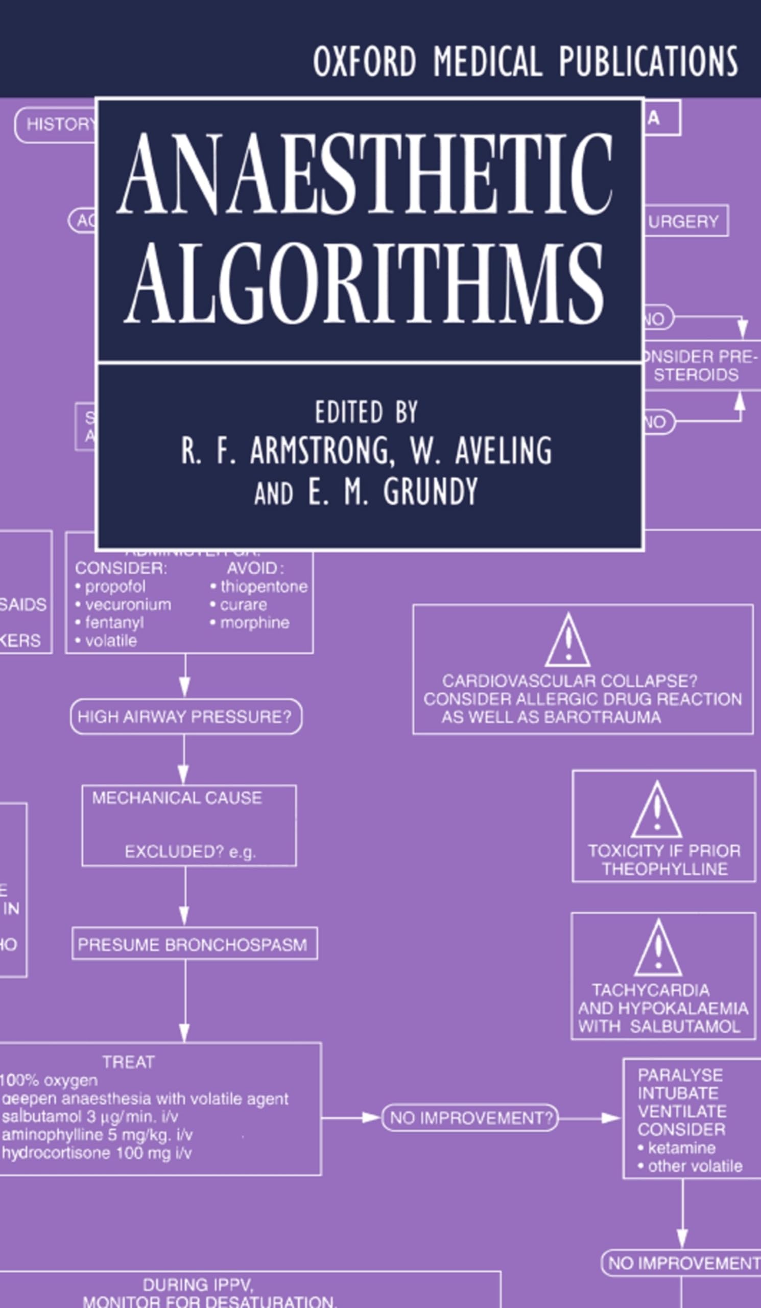 Anaesthetic Algorithms,New