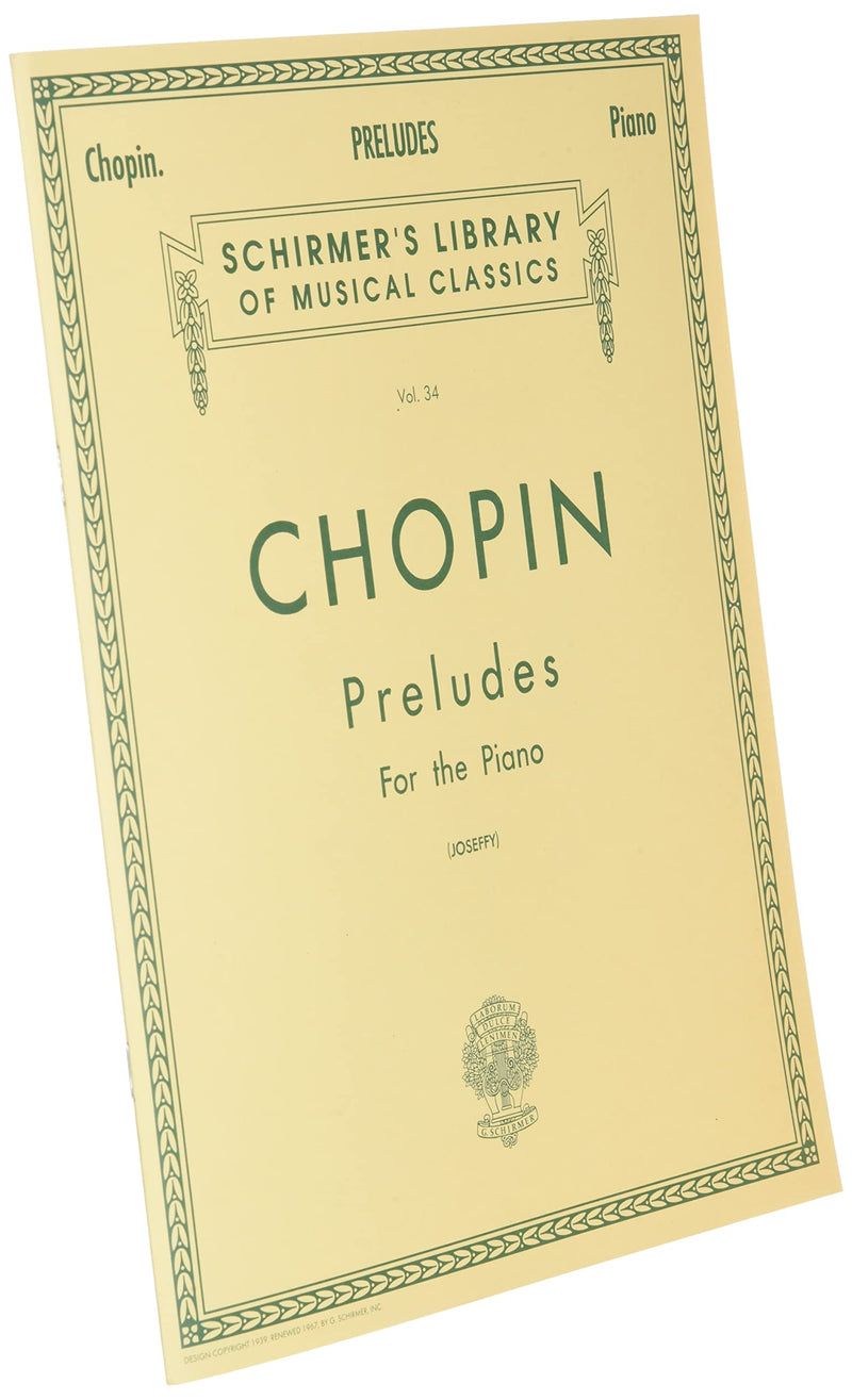 Chopin  Preludes for the Piano, Vol. 34,Used