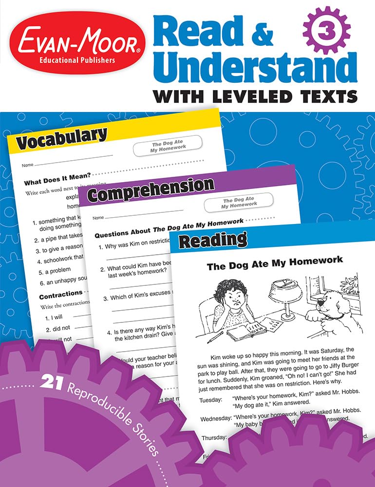 Read & Understand With Leveled Texts, Grade 3