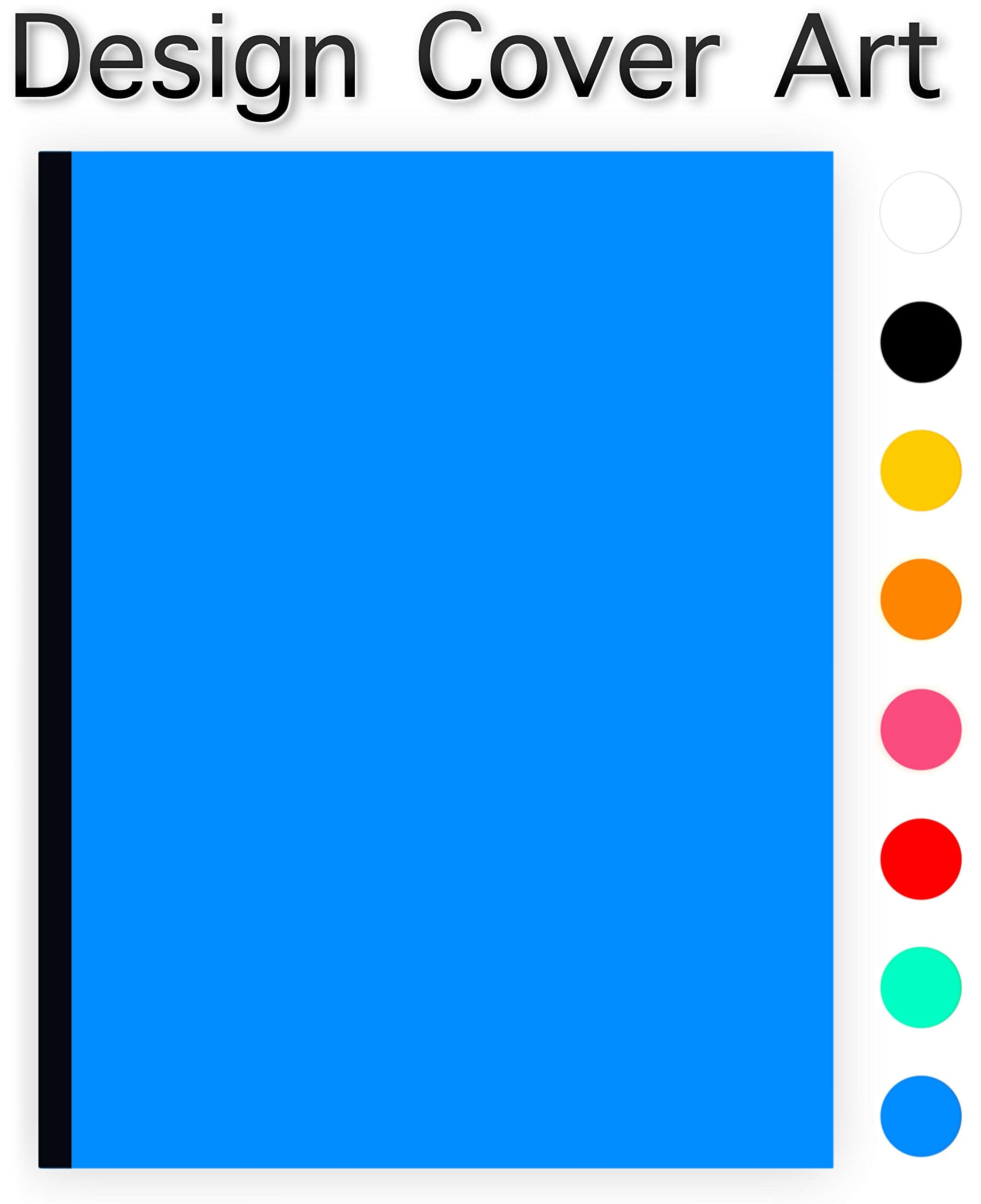 Krisp Add Your Own Cover Art Blank Comic Book Storyboard Notebook.