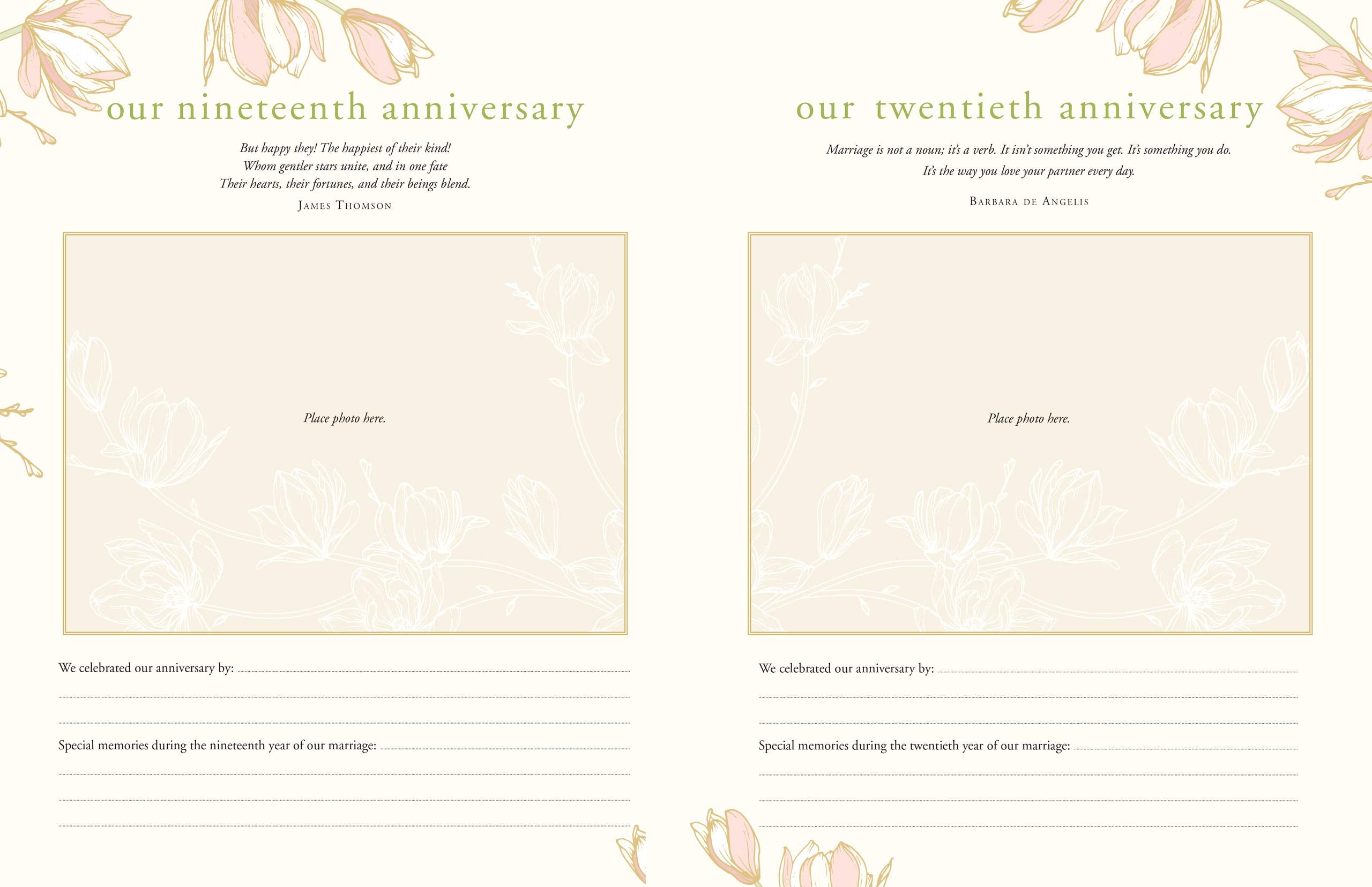 Our Wedding Anniversary Album (Deluxe, Clothbound Edition),Used