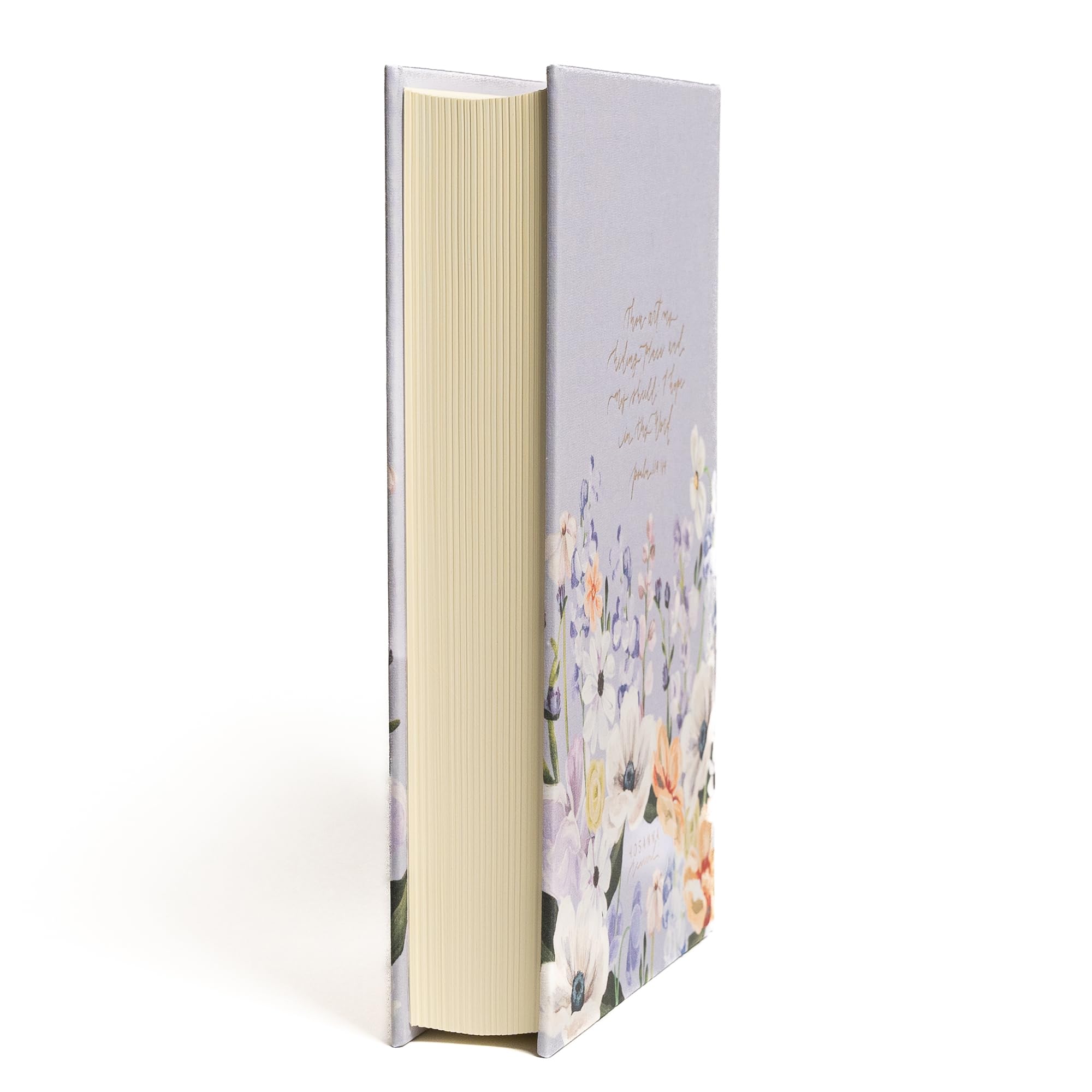 CSB Notetaking Bible, Large Print Hosanna Revival Edition, Lavender/Peach Cloth Over Board, Black Letter, SingleColumn, Journal,Used