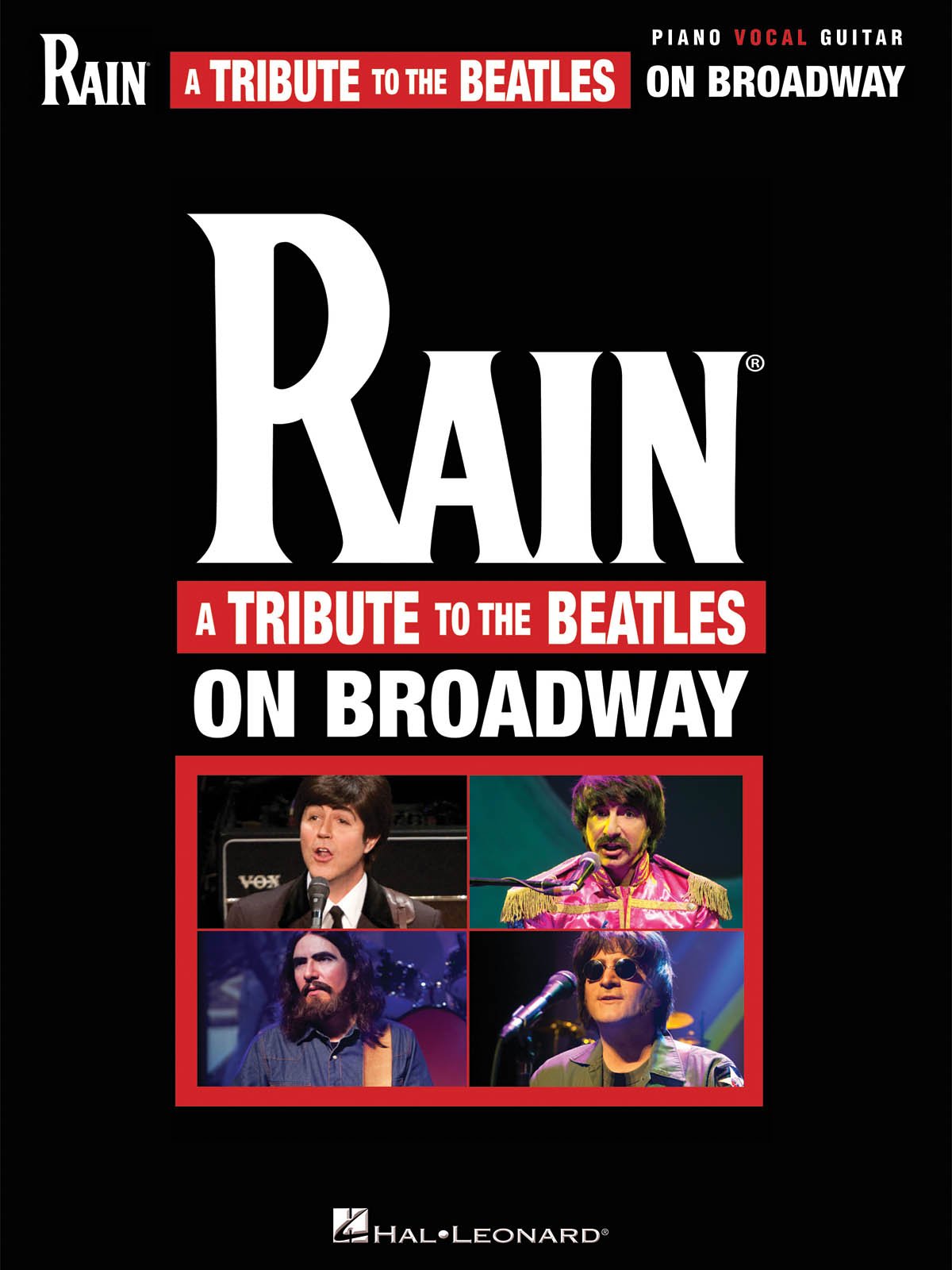Rain: A Tribute to the Beatles on Broadway Piano, Vocal and Guitar Chords,Used