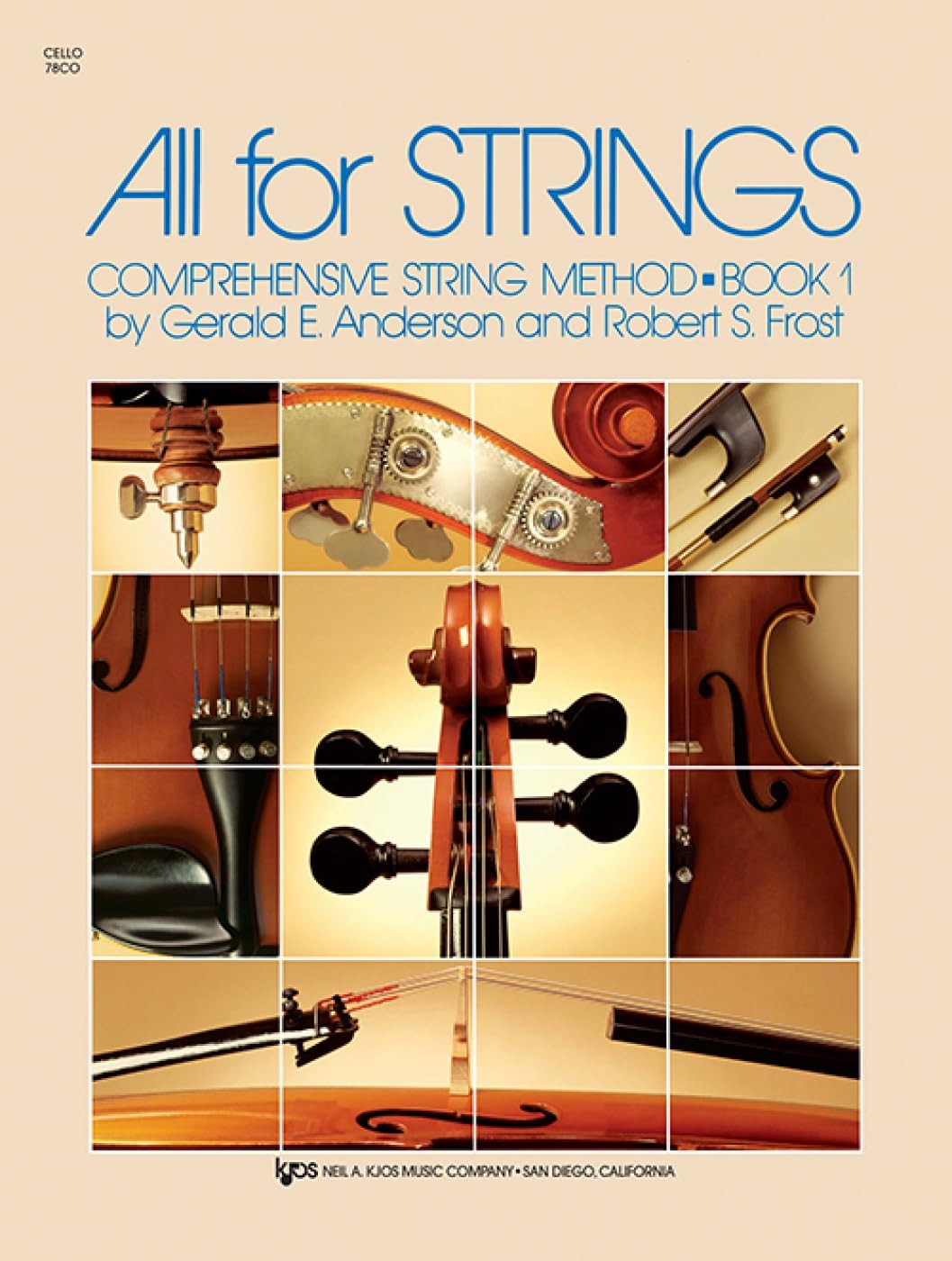 78CO  All for Strings  Book 1  Cello,Used