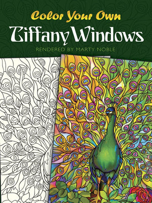 Color Your Own Tiffany Windows,Used