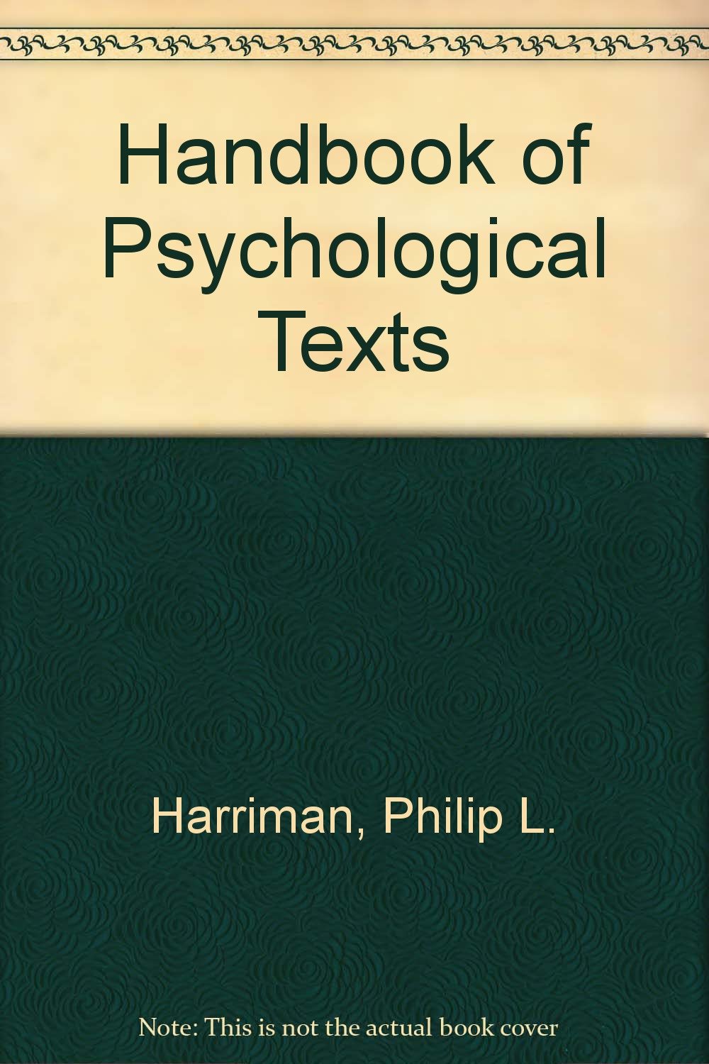 Handbook of Psychological Terms,Used