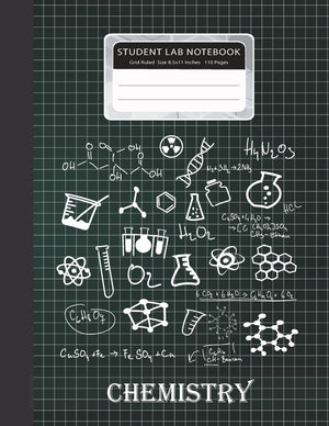Student Lab Notebook: Chemistry Laboratory Grid Ruled 1/4 inch per square Paper Graph Composition Books Specialist Scientific fo,Used