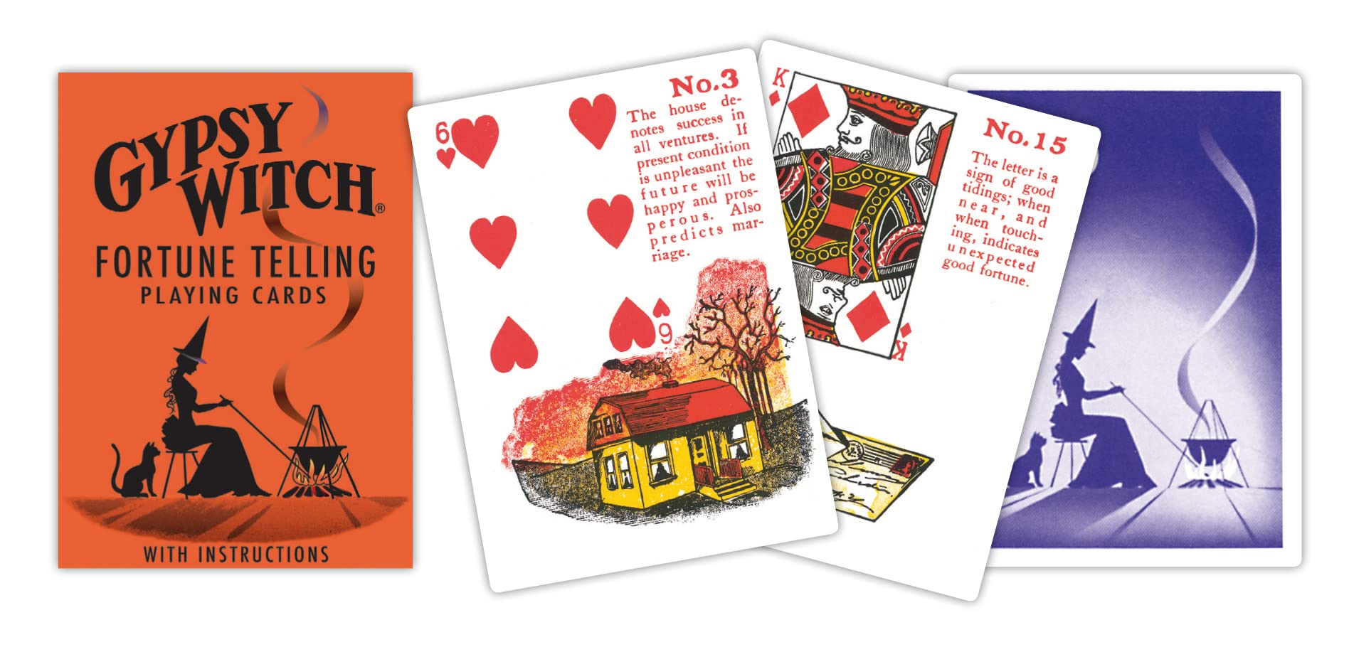 Gypsy Witch Fortune Telling Cards,New
