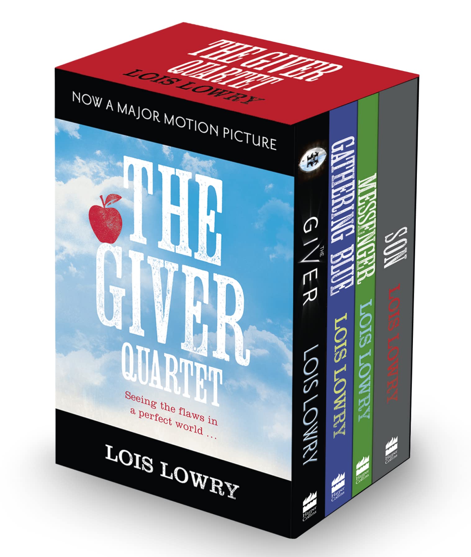 The Giver Boxed Set: The Giver, Gathering Blue, Messenger, Son: The classic sciencefiction fantasy adventure series for kids (T