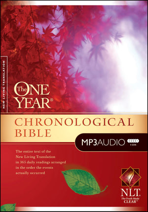 The One Year Chronological Bible NLT, MP3 (Audio Disc),Used