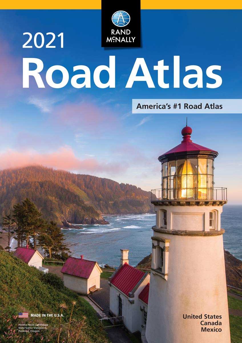 Rand McNally 2021 Road Atlas (Rand Mcnally Road Atlas: United States, Canada, Mexico),Used