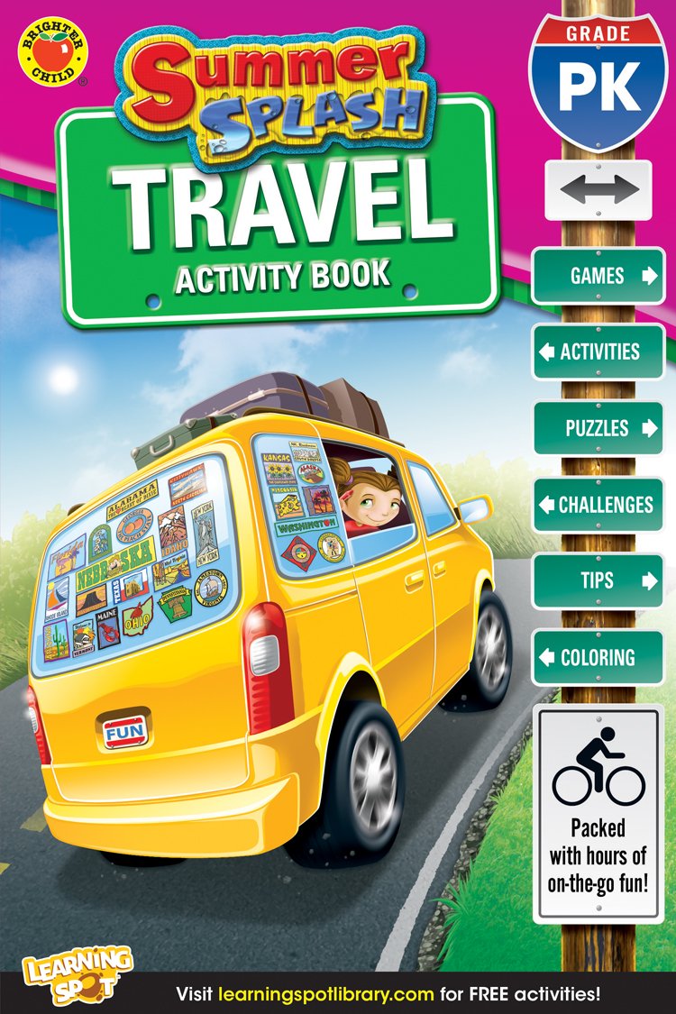 Summer Splash Travel Activity Book, Grade Pk,Used