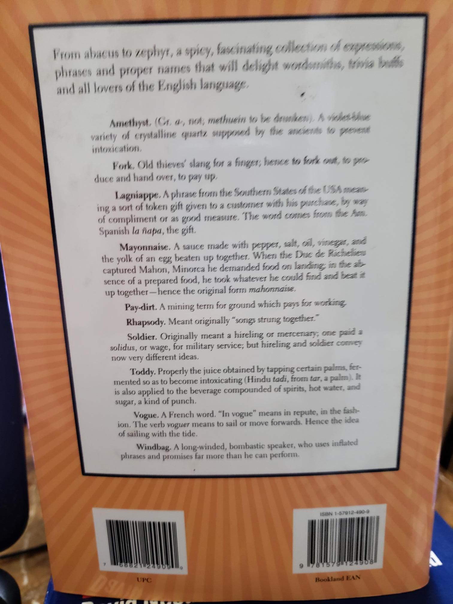 Brewer's Dictionary of Phrase and Fable by BLACK DOG & LEVENTHAL PUBLISHERS - Essential Reference for Language Lovers and Word Enthusiasts