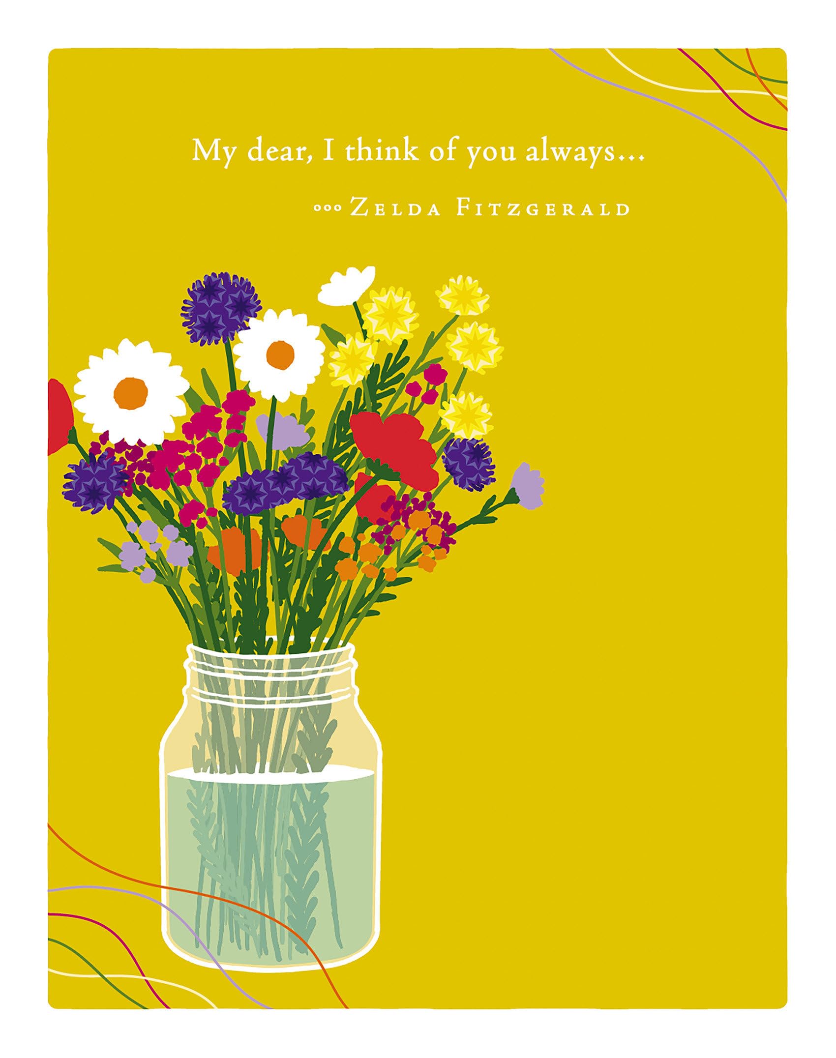 Positively Green Greeting Cards: Friendship  My Dear, I Think Of You Always (Pack Of 6)