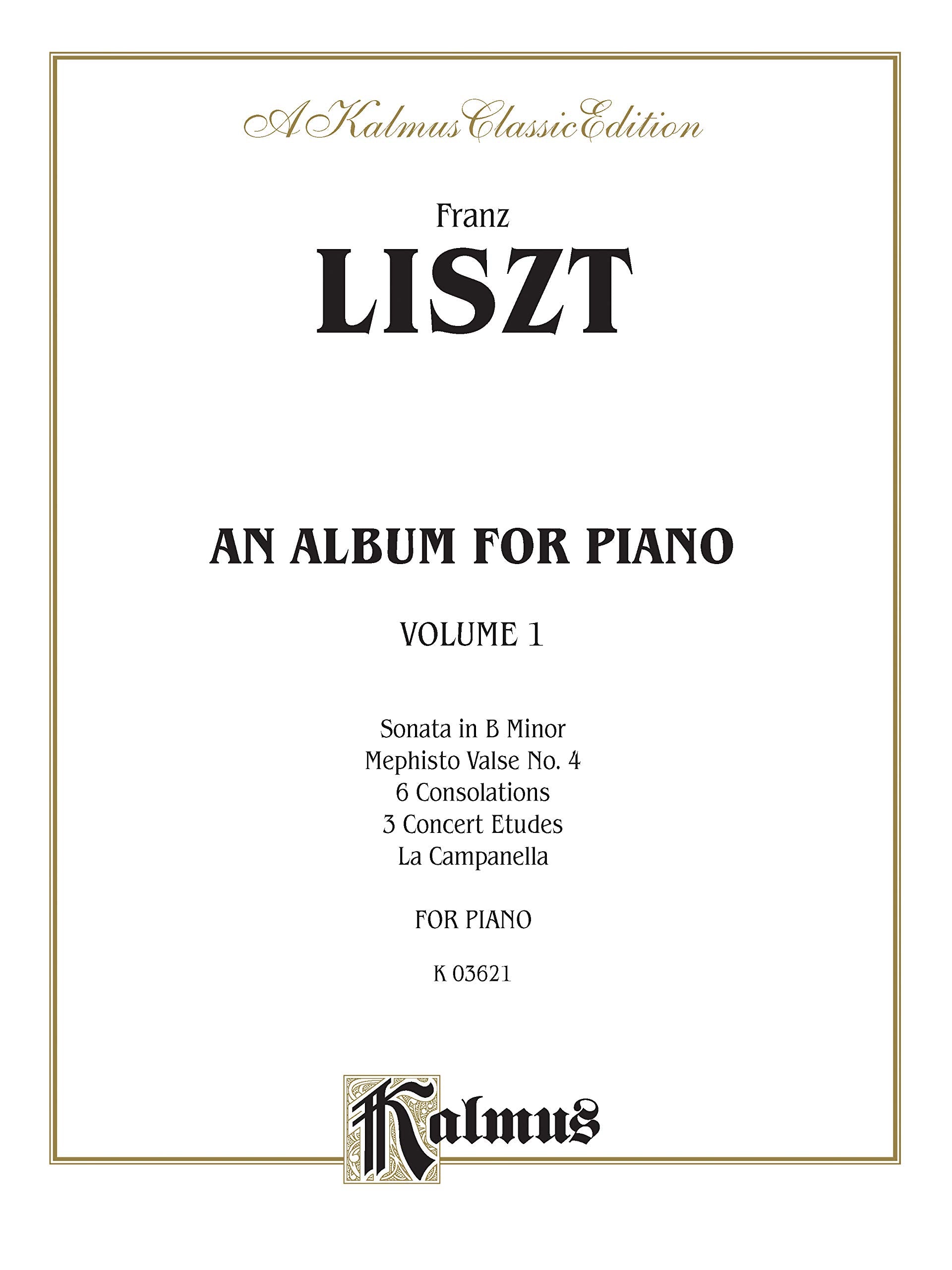 Album, Vol 1: I (Kalmus Edition, Vol 1),Used