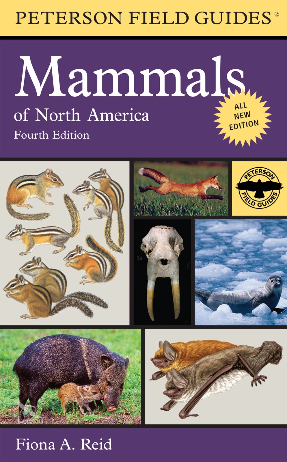 Peterson Field Guide To Mammals Of North America: Fourth Edition (Peterson Field Guides),Used