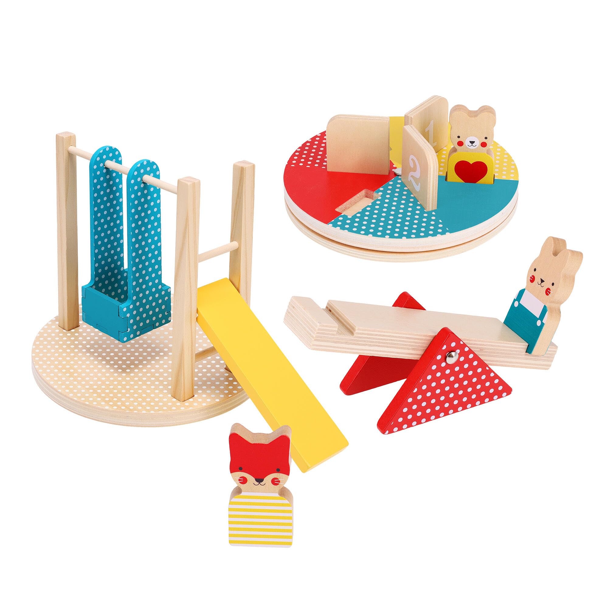AT THE PARK WOODEN PLAY SET