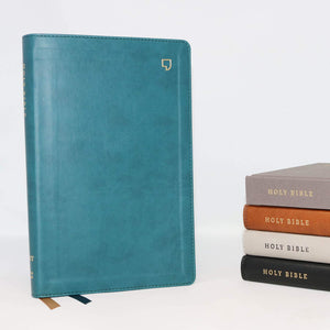 NET Bible, Thinline, Leathersoft, Teal, Comfort Print: Holy Bible,Used