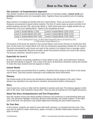 Increasing Fluency with High Frequency Word Phrases Grade 2 (Increasing Fluency Using High Frequency Word Phrases),New