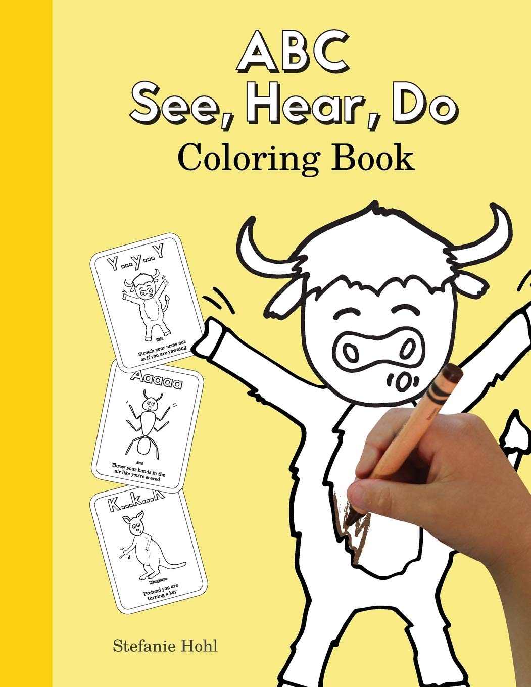 ABC See, Hear, Do Coloring Book,Used