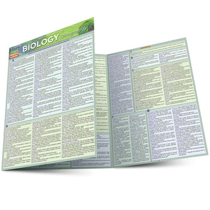 Biology Terminology Quickstudy Laminated Reference Guide (Quickstudy Academic)