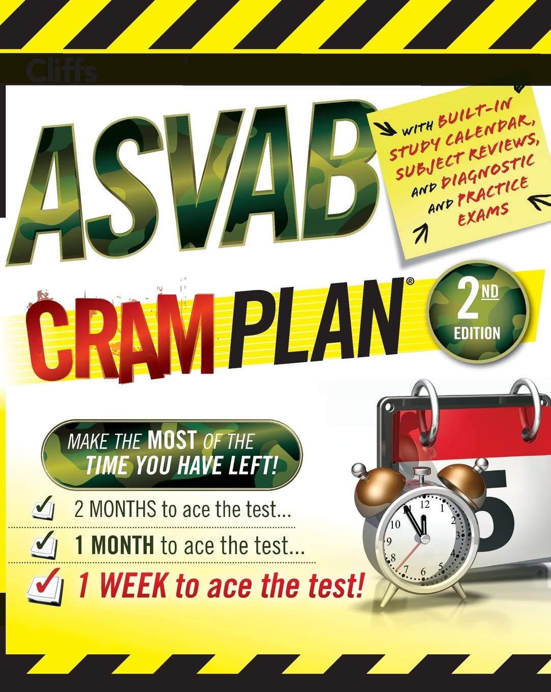 CliffsNotes ASVAB Cram Plan: 2nd Edition (CliffsNotes Cram Plan),Used