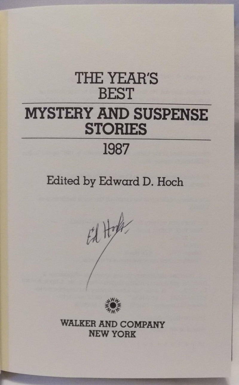 Year's Best Mystery and Suspense Stories, 1987,Used
