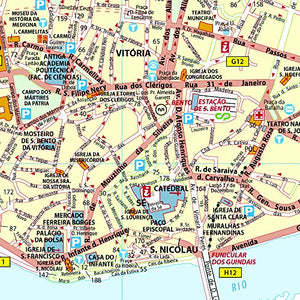 Porto  Michelin City Plan 85: City Plans (Michelin City Plans),Used