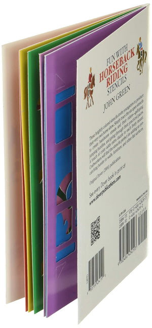 Fun With Horseback Riding Stencils (Dover Little Activity Books: Animals),Used