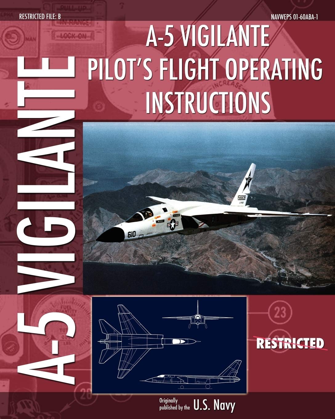 A5 Vigilante Pilot's Flight Operating Instructions,Used