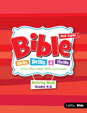 Bible Skills Drills and Thrills: Red Cycle  Grades 46 Activity Book: A Fun Filled Bible Skills Curriculum,Used