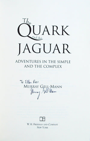 The Quark and the Jaguar: Adventures in the Simple and the Complex,New