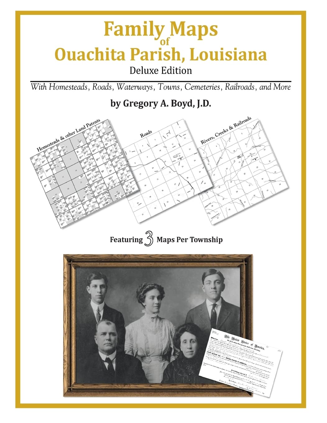Family Maps of Ouachita Parish, Louisiana,Used