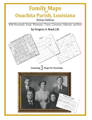 Family Maps of Ouachita Parish, Louisiana,Used
