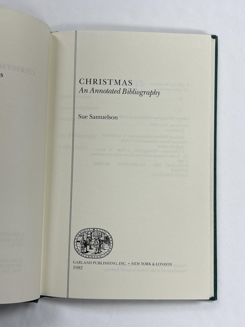CHRISTMAS AN ANNOT BIBLIO (Garland folklore bibliographies),Used