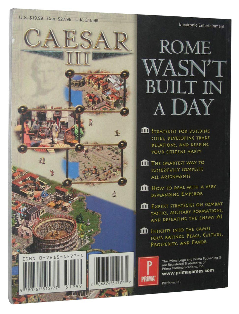 Caesar III: Prima's Official Strategy Guide,Used