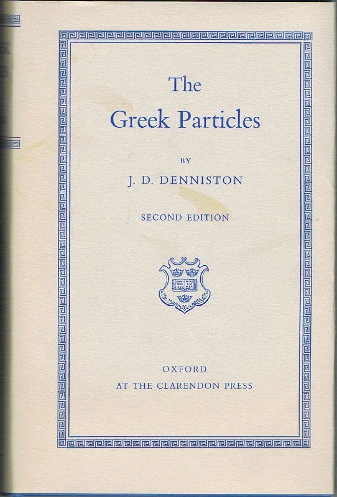 The Greek Particles, Second edition,Used