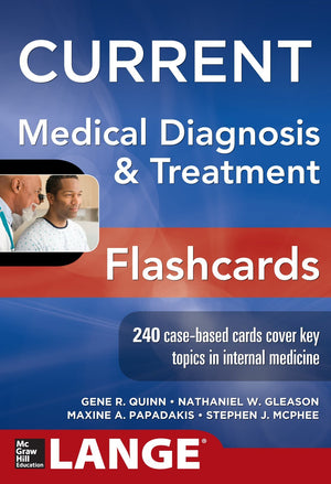 Current Medical Diagnosis And Treatment Flashcards (Lange Current Series)-used
