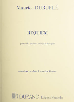 Requiem, Op. 9: Choral/Vocal Score,Used