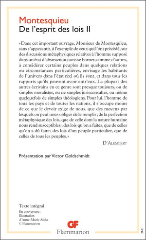 De L'Esprit Des Lois: Anthologie (2),Used